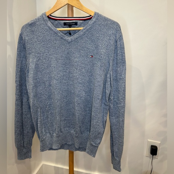 Light Blue Tommy Hilfiger Sweater - Picture 2 of 3